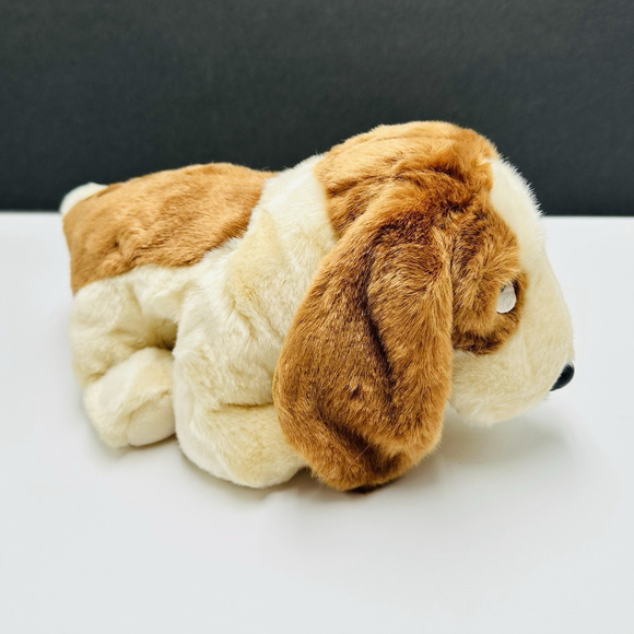 TY Beanie Buddies Buddy TRACKER Basset Hound Pup Dog W/ Ear Tag Plush 1998 14” - Picture 3 of 8